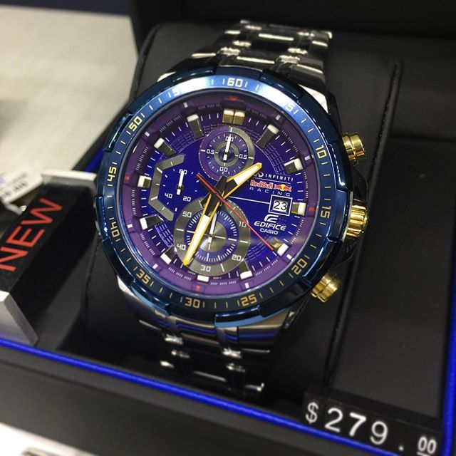 Casio edifice infiniti red hotsell bull racing limited edition