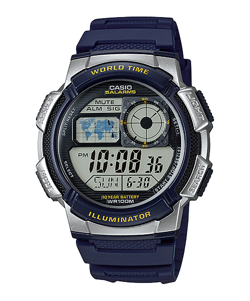 Casio watch with online map