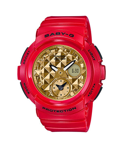 Baby g 2025 red gold