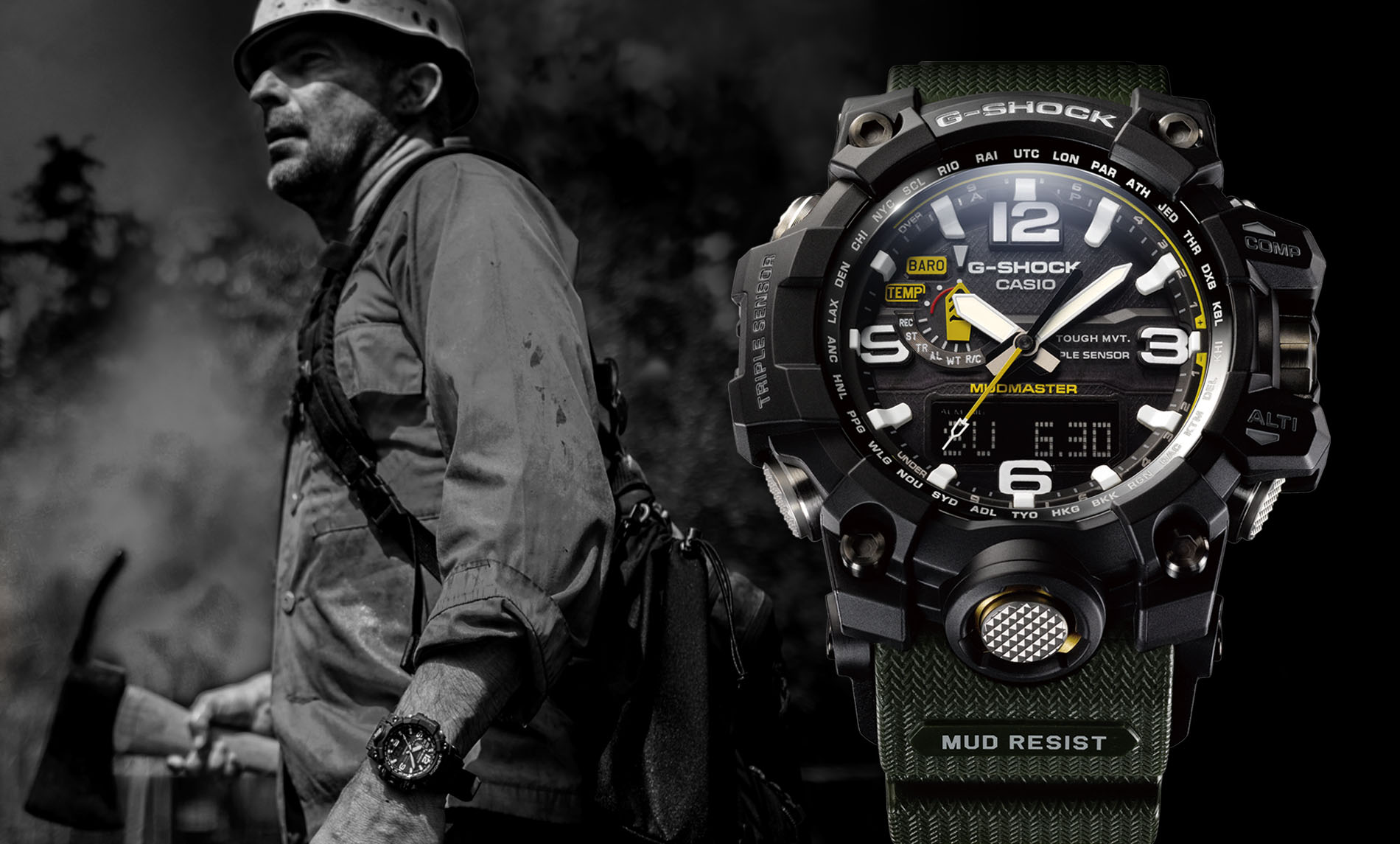 G-Shock GWG-1000 / 5463 / The First Analog Watch with Mud Resist 