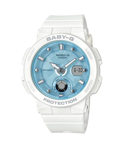 Casio Baby-G BGA-250 Review — azure sea and bright backlight