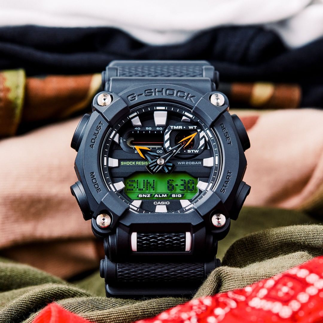 g shock watch army colour