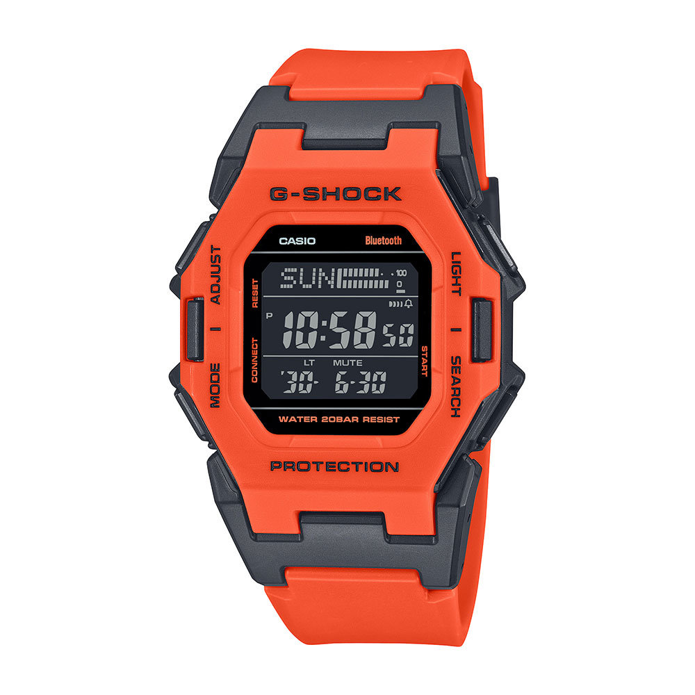 G-SHOCK GA-B001FL, GA-2300FL, GD-B500FL — Orange Series